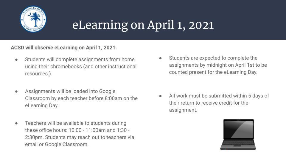eLearning on April 1, 2021