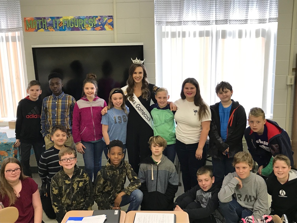 Miss Gamecock Visits CTE!
