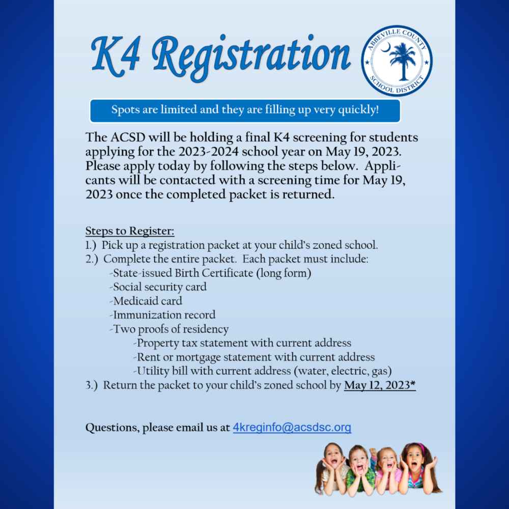 K4 registration information