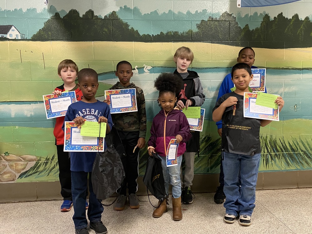 February Students of the Month (Honesty) 
