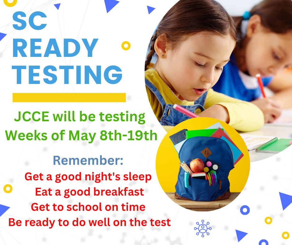 JCCE SC READY Testing John C Calhoun Elementary School