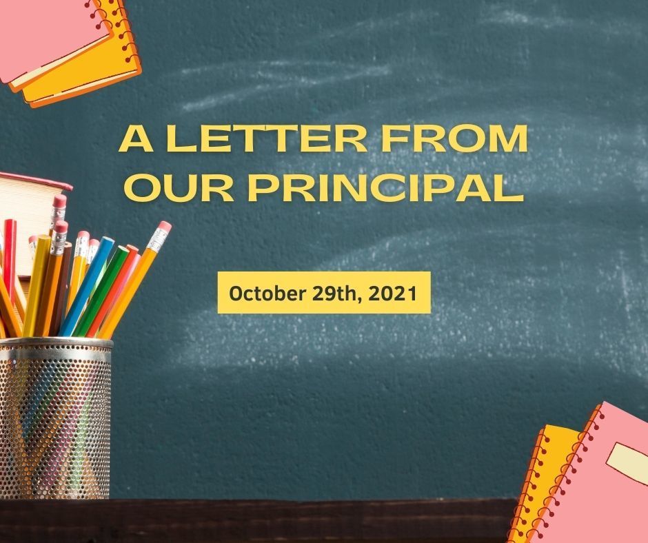 A letter from our Principal