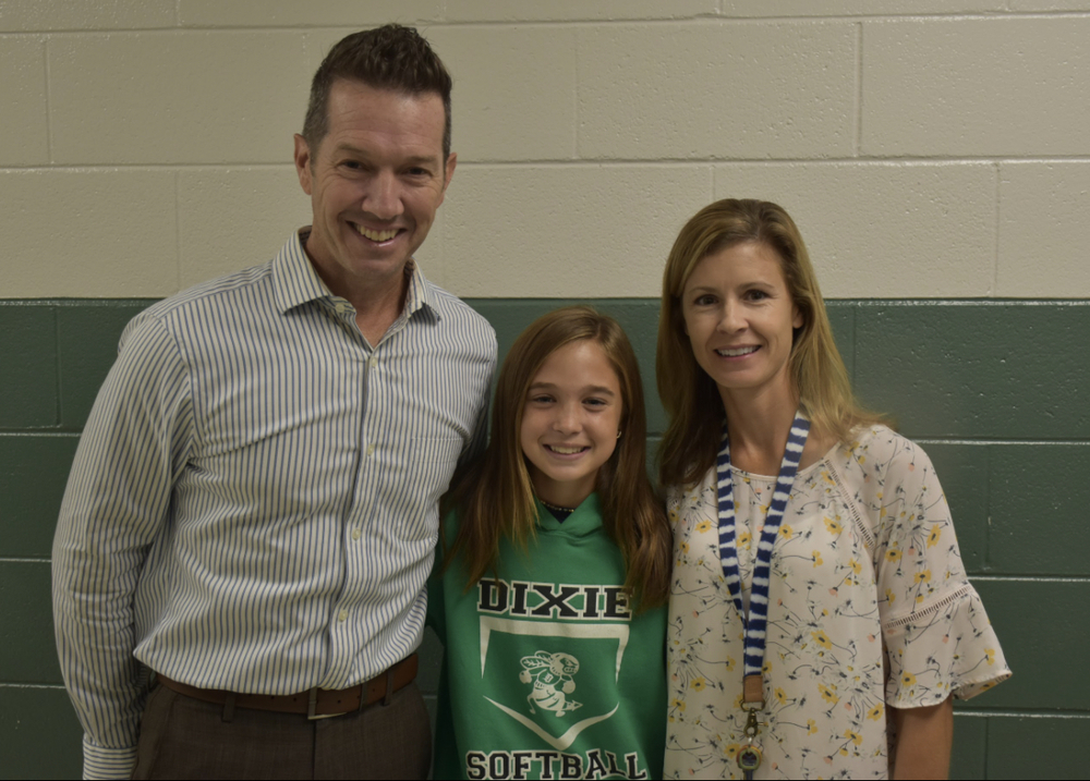 CTES Principal with student