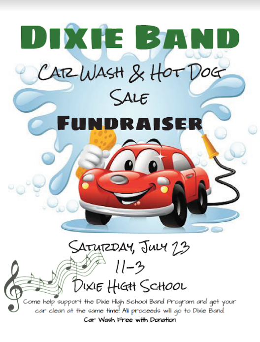 Dixie Band Car Wash and Hot Dog Sale Cherokee Trail Elementary School