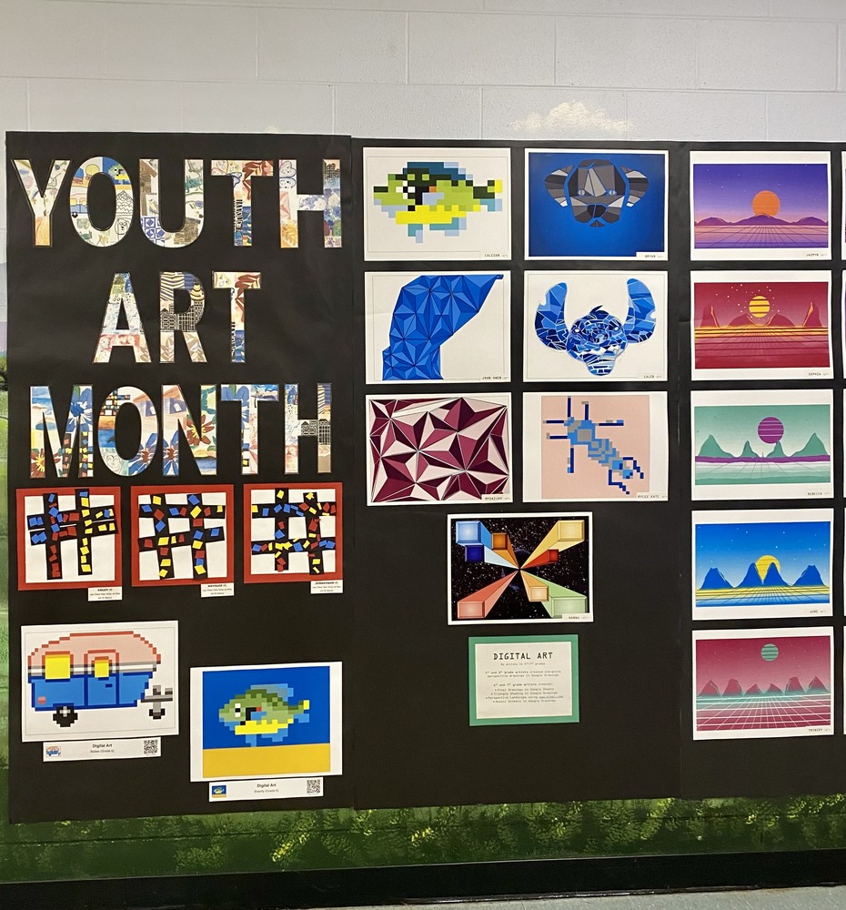 Youth Art Month Cherokee Trail Elementary School