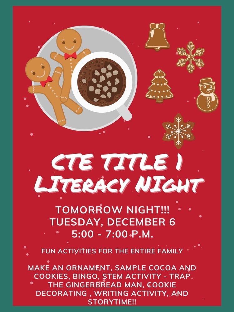 literacy night flyer