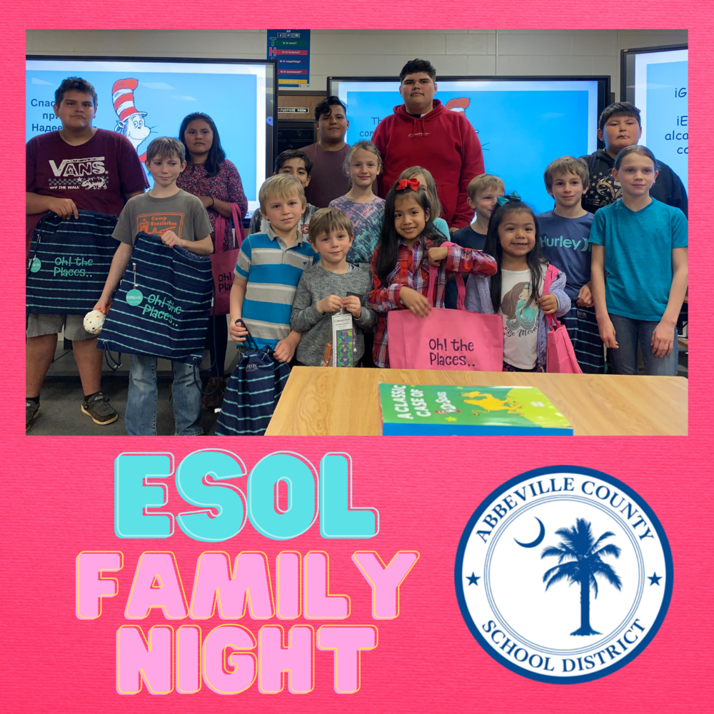ESOL Family Night students