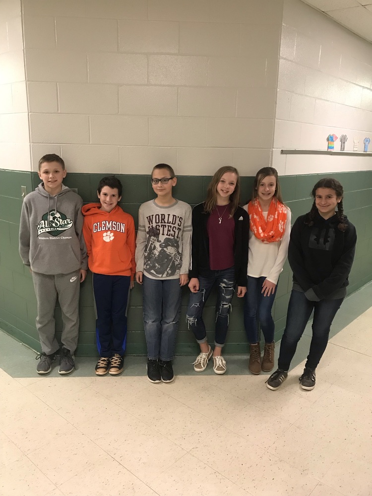 CTE 6th Grade Science Fair Winners