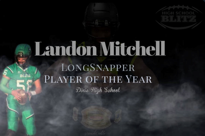 Landon Mitchell Named Long Snapper Player of Year