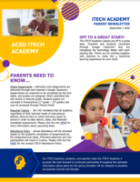 iTECH Parent Newsletter - Sept.