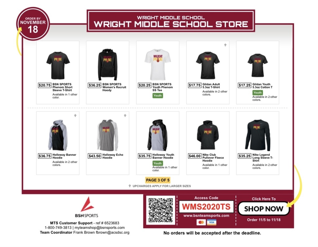BSN Team Store Flyer Page 3