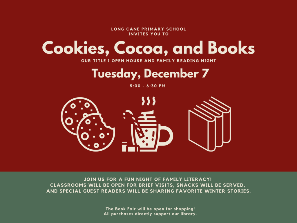 cookies, cocoa, and books