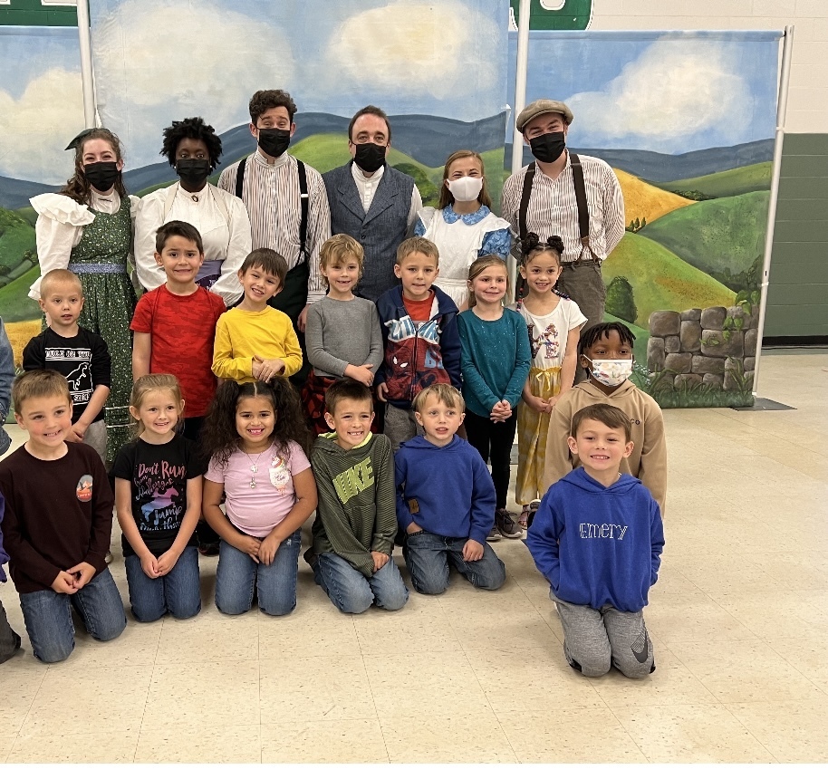 kindergarten with actors