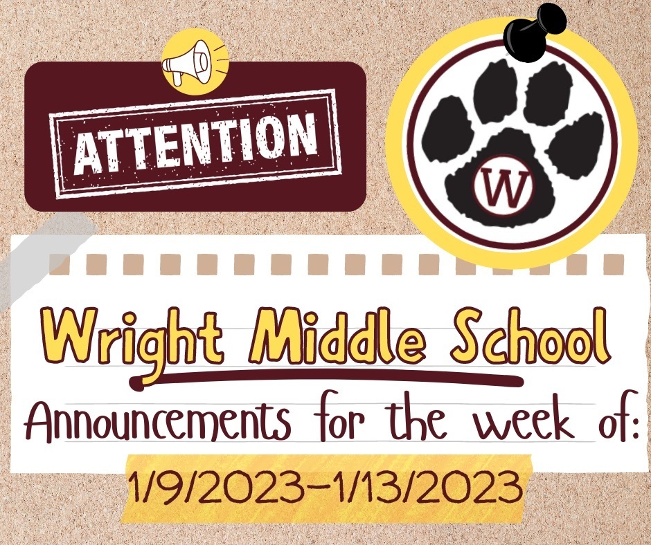 Weekly Announcements...